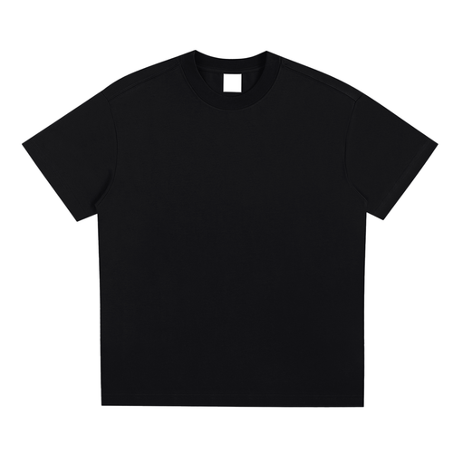 Drop Shoulder T-shirt- Black