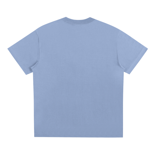 Drop Shoulder T-shirt- Sky Blue