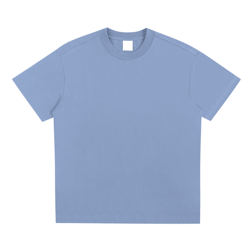 Drop Shoulder T-shirt- Sky Blue