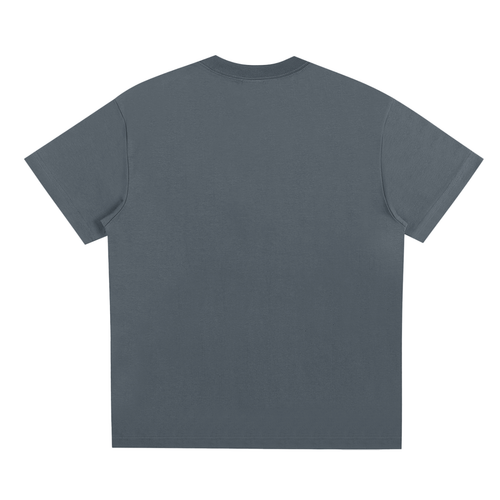 Drop Shoulder T-shirt- Dark Gray